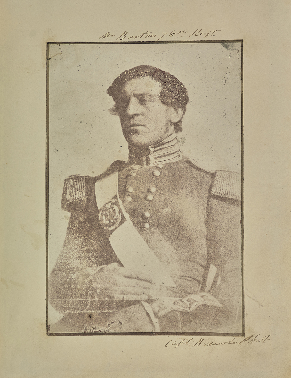 The earliest extant photographic portraits made in Ireland – Captain Henry Craigie Brewster’s portraits of fellow officers of the 76th Regiment